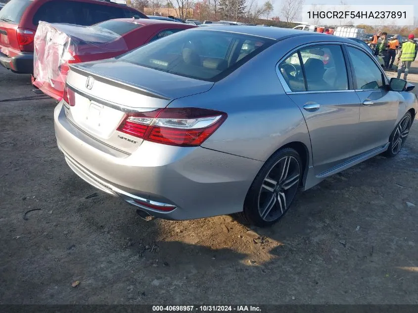 2017 Honda Accord Sport VIN: 1HGCR2F54HA237891 Lot: 40698957