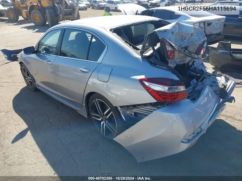 1HGCR2F56HA115694 2017 Honda Accord Sport