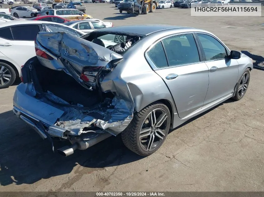 1HGCR2F56HA115694 2017 Honda Accord Sport