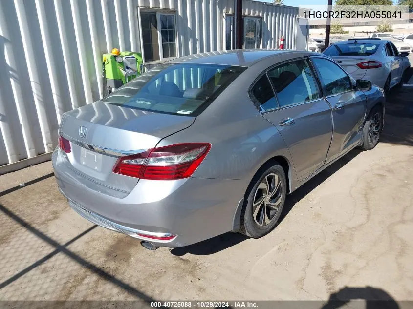 2017 Honda Accord Lx VIN: 1HGCR2F32HA055041 Lot: 40725088