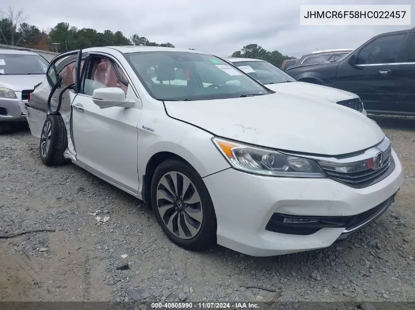 2017 Honda Accord Hybrid Ex-L VIN: JHMCR6F58HC022457 Lot: 40805990