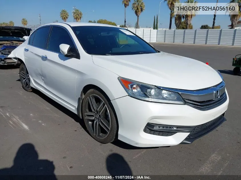 2017 Honda Accord Sport VIN: 1HGCR2F52HA056160 Lot: 40808245