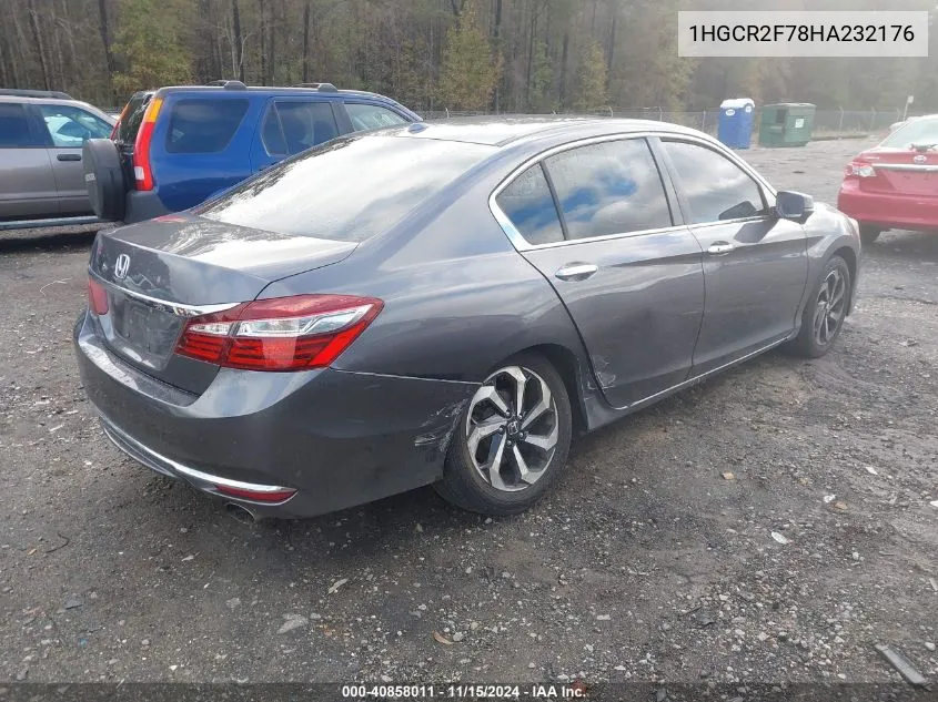 2017 Honda Accord Ex VIN: 1HGCR2F78HA232176 Lot: 40858011