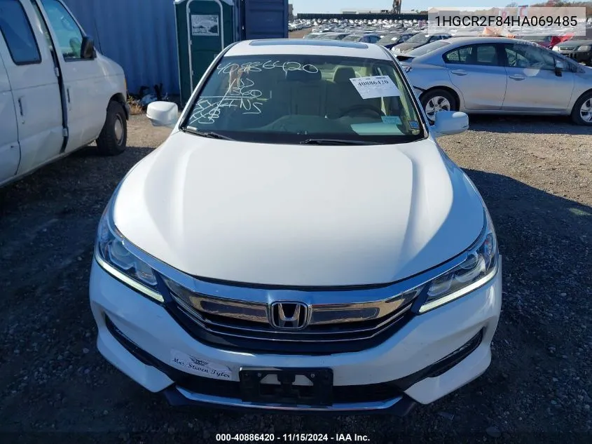 2017 Honda Accord Ex-L VIN: 1HGCR2F84HA069485 Lot: 40886420