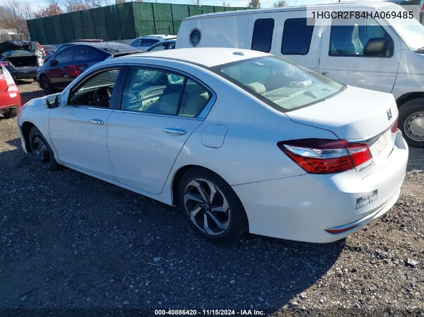 2017 Honda Accord Ex-L VIN: 1HGCR2F84HA069485 Lot: 40886420