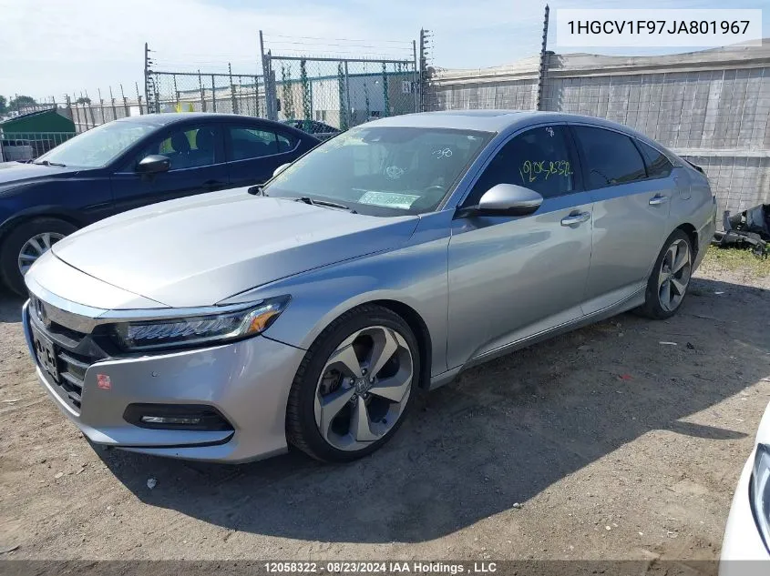 2018 Honda Accord Sedan VIN: 1HGCV1F97JA801967 Lot: 12058322