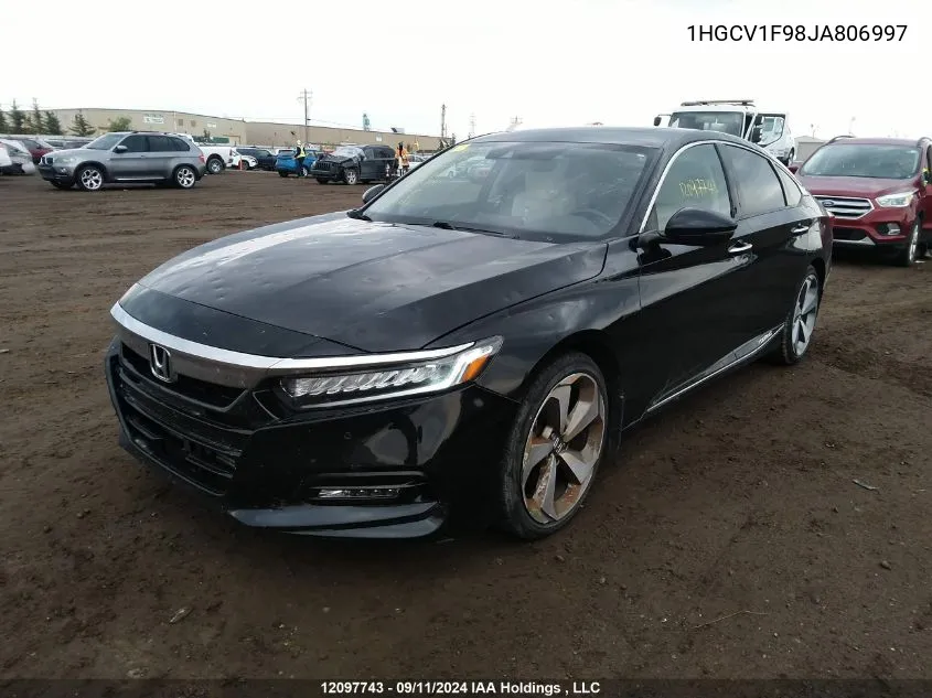 2018 Honda Accord Sedan VIN: 1HGCV1F98JA806997 Lot: 12097743