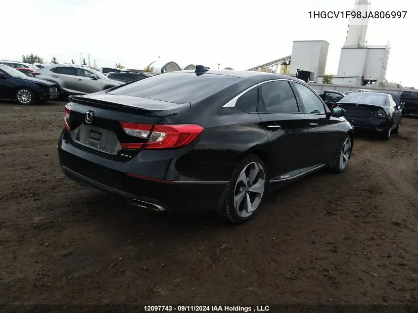 2018 Honda Accord Sedan VIN: 1HGCV1F98JA806997 Lot: 12097743