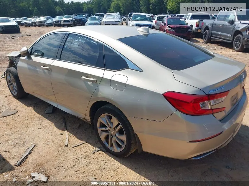 2018 Honda Accord Lx VIN: 1HGCV1F12JA162410 Lot: 39957331