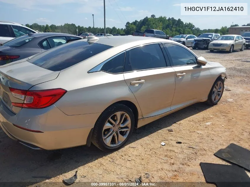 2018 Honda Accord Lx VIN: 1HGCV1F12JA162410 Lot: 39957331