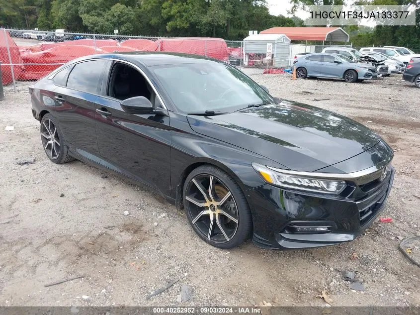 2018 Honda Accord Sport VIN: 1HGCV1F34JA133377 Lot: 40252952