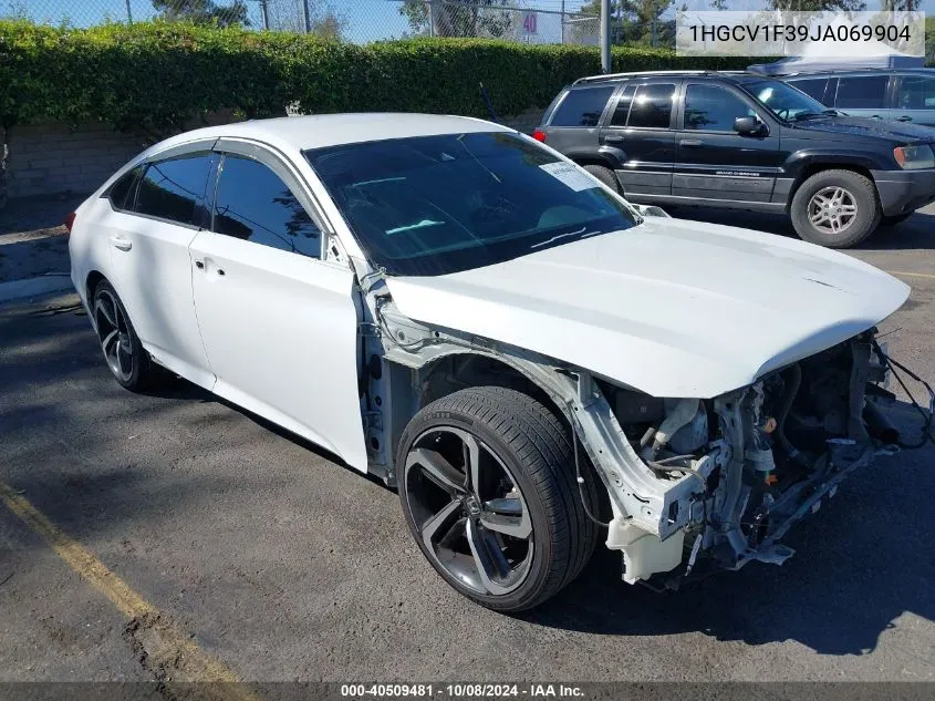 2018 Honda Accord Sport VIN: 1HGCV1F39JA069904 Lot: 40509481