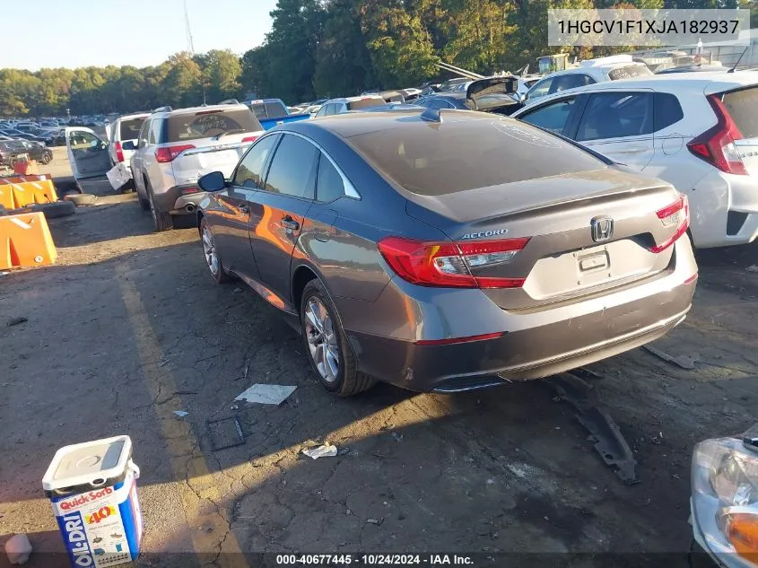 1HGCV1F1XJA182937 2018 Honda Accord Lx