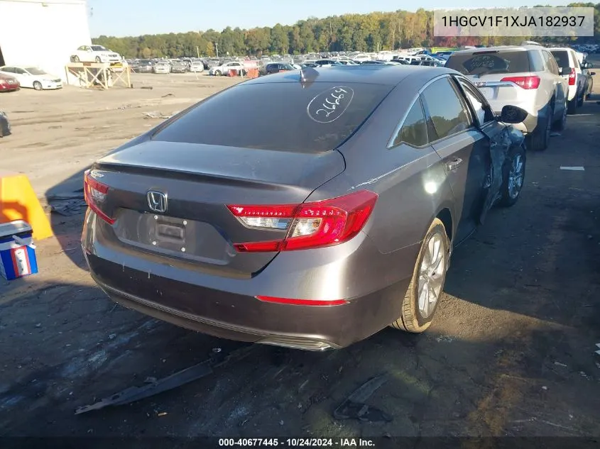 1HGCV1F1XJA182937 2018 Honda Accord Lx