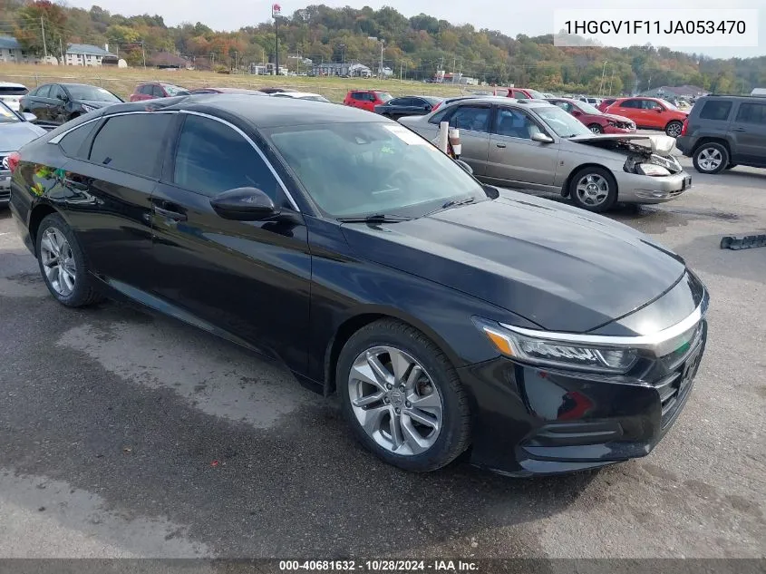 2018 Honda Accord Lx VIN: 1HGCV1F11JA053470 Lot: 40681632