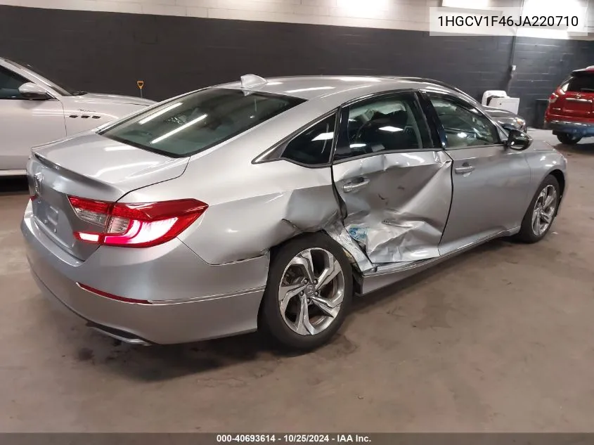 2018 Honda Accord Ex VIN: 1HGCV1F46JA220710 Lot: 40693614