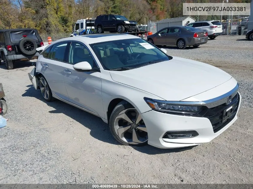 1HGCV2F97JA033381 2018 Honda Accord Touring 2.0T