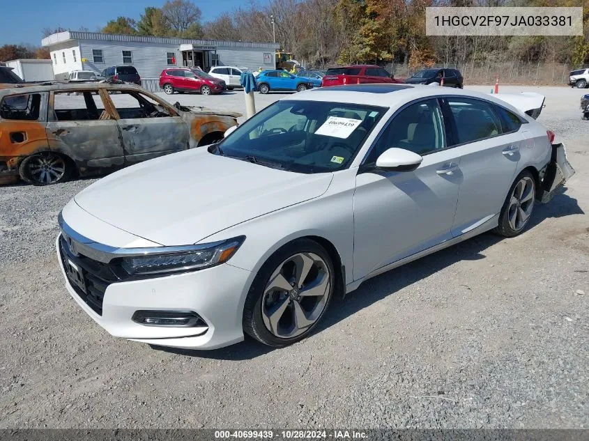 2018 Honda Accord Touring 2.0T VIN: 1HGCV2F97JA033381 Lot: 40699439