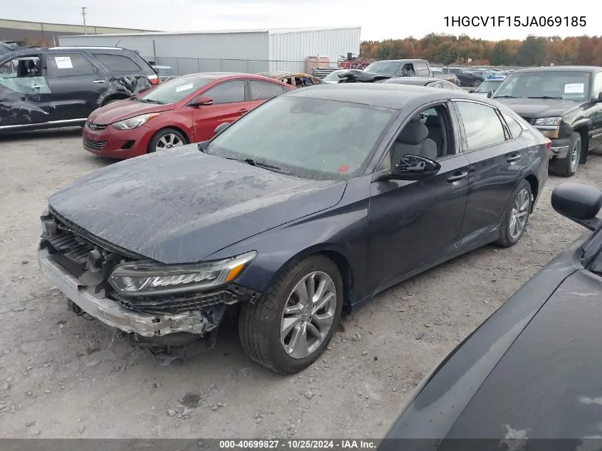 2018 Honda Accord Lx VIN: 1HGCV1F15JA069185 Lot: 40699827