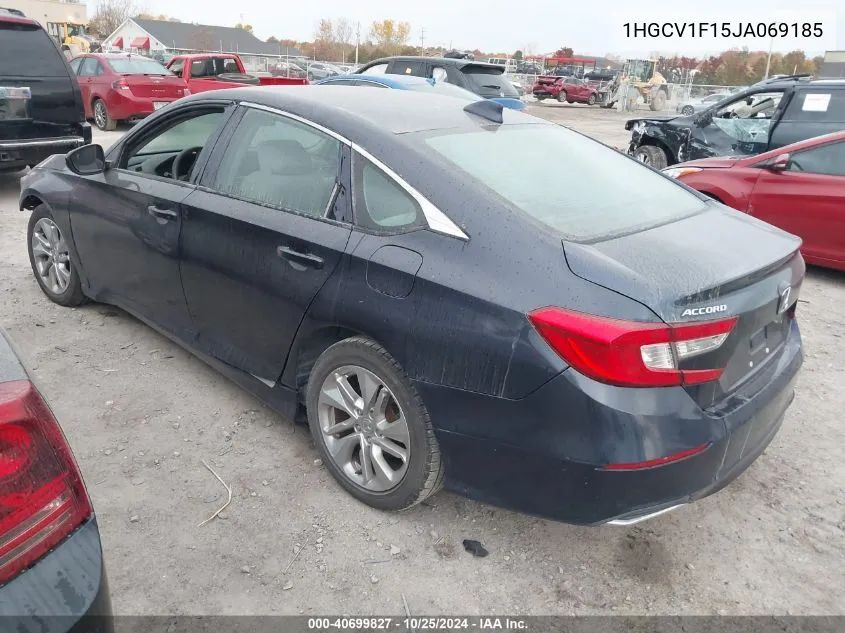 2018 Honda Accord Lx VIN: 1HGCV1F15JA069185 Lot: 40699827