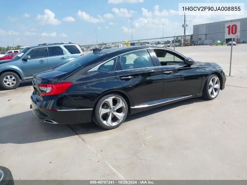 2018 Honda Accord Touring 2.0T VIN: 1HGCV2F90JA008855 Lot: 40707241