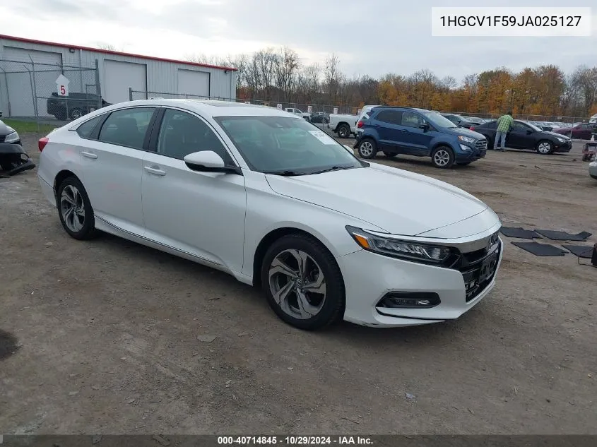 2018 Honda Accord Ex-L VIN: 1HGCV1F59JA025127 Lot: 40714845