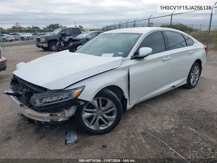 2018 Honda Accord Lx VIN: 1HGCV1F15JA256135 Lot: 40774104