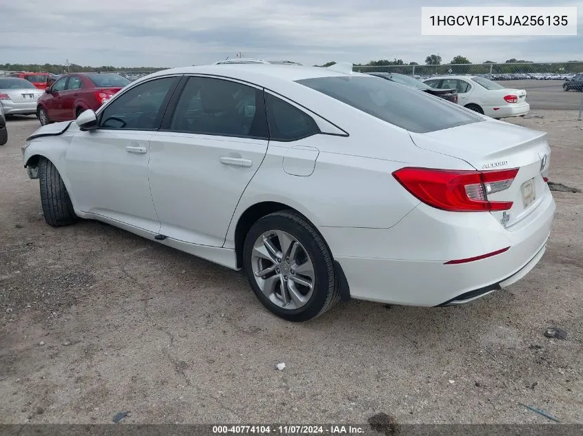 2018 Honda Accord Lx VIN: 1HGCV1F15JA256135 Lot: 40774104