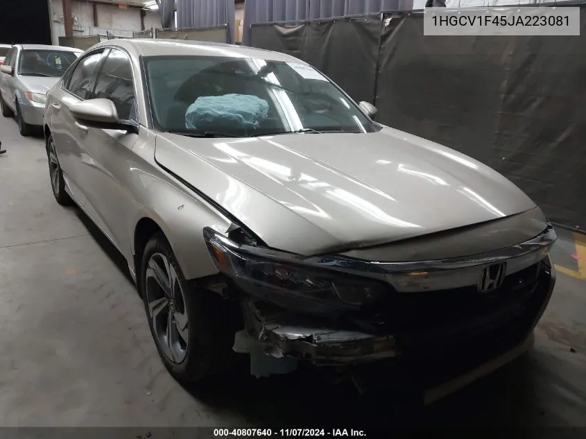 2018 Honda Accord Ex VIN: 1HGCV1F45JA223081 Lot: 40807640