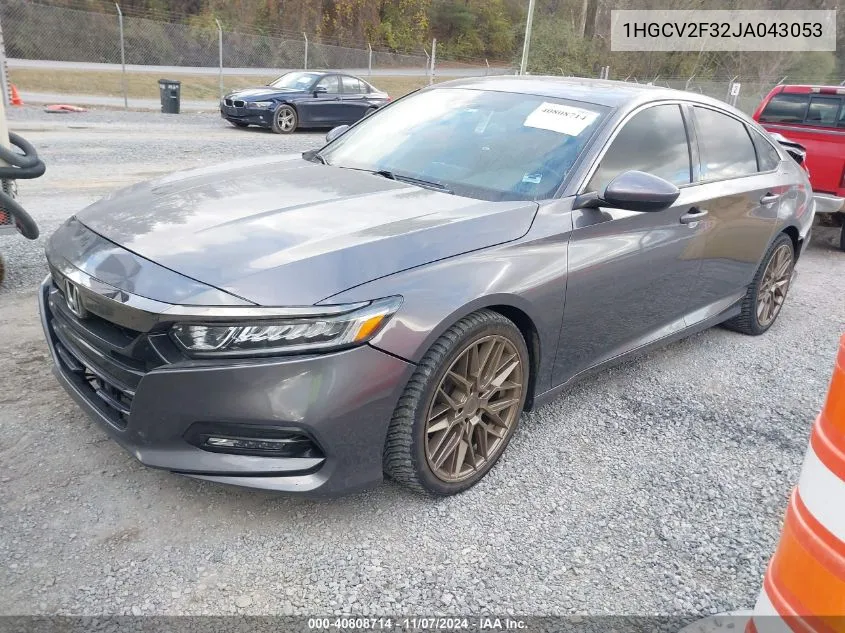 2018 Honda Accord Sport 2.0T VIN: 1HGCV2F32JA043053 Lot: 40808714