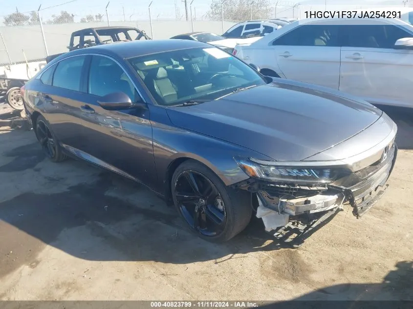 2018 Honda Accord Sport VIN: 1HGCV1F37JA254291 Lot: 40823799