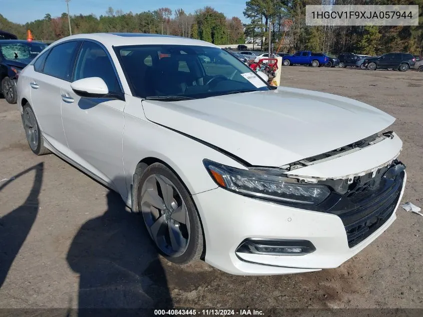 2018 Honda Accord Touring VIN: 1HGCV1F9XJA057944 Lot: 40843445