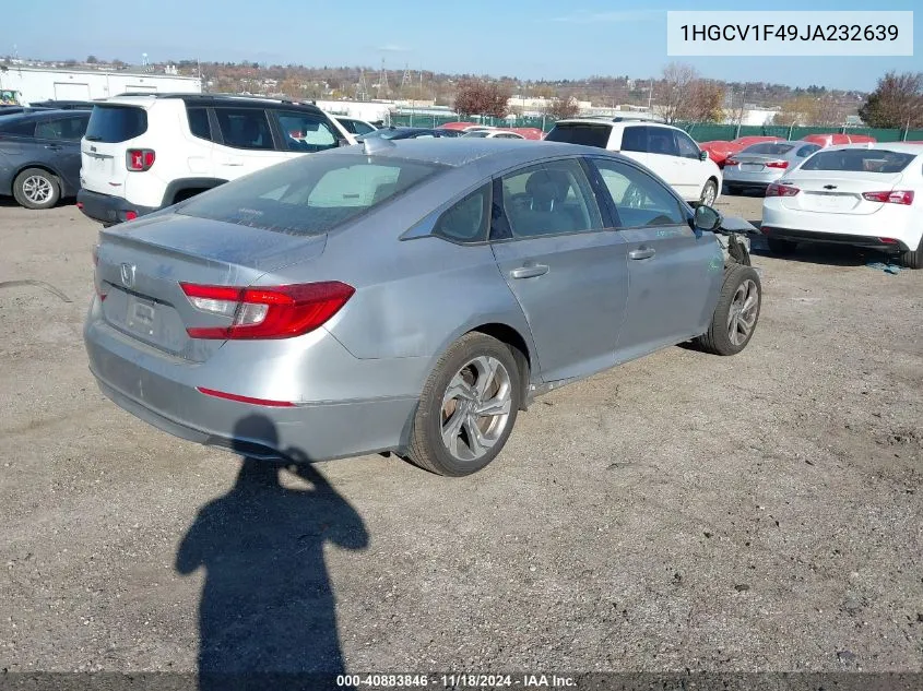 2018 Honda Accord Ex VIN: 1HGCV1F49JA232639 Lot: 40883846