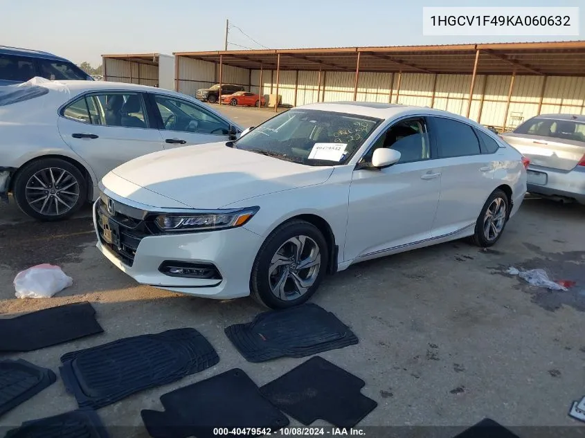 1HGCV1F49KA060632 2019 Honda Accord Ex