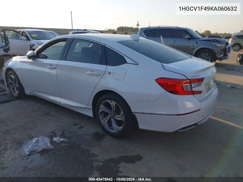 1HGCV1F49KA060632 2019 Honda Accord Ex