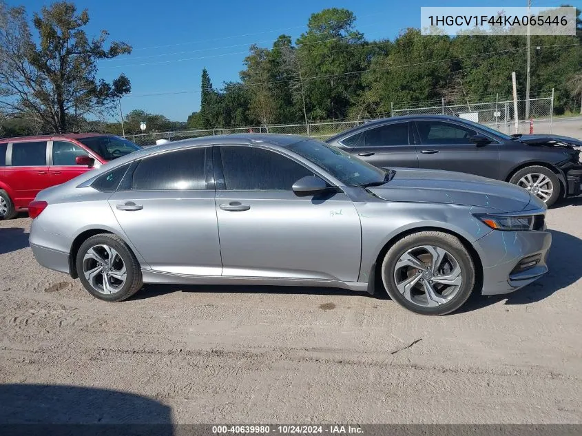 1HGCV1F44KA065446 2019 Honda Accord Ex