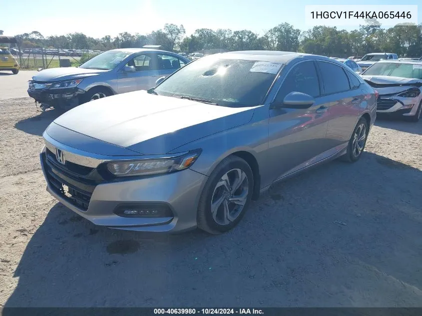 1HGCV1F44KA065446 2019 Honda Accord Ex