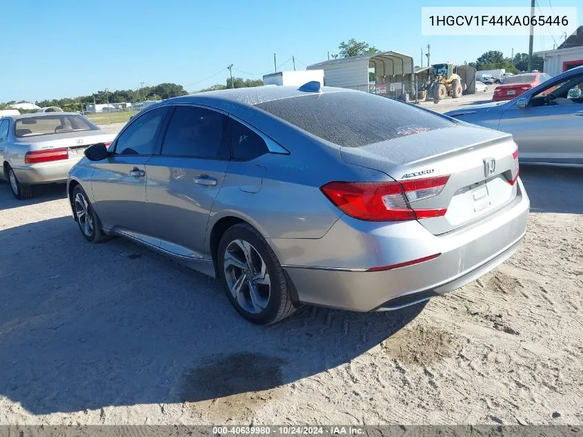 1HGCV1F44KA065446 2019 Honda Accord Ex