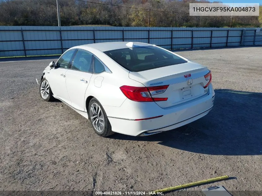 2019 Honda Accord Touring VIN: 1HGCV3F95KA004873 Lot: 40821826