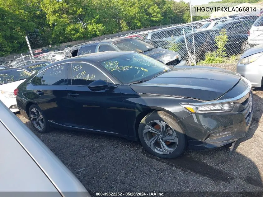 2020 Honda Accord Ex VIN: 1HGCV1F4XLA066814 Lot: 39522252