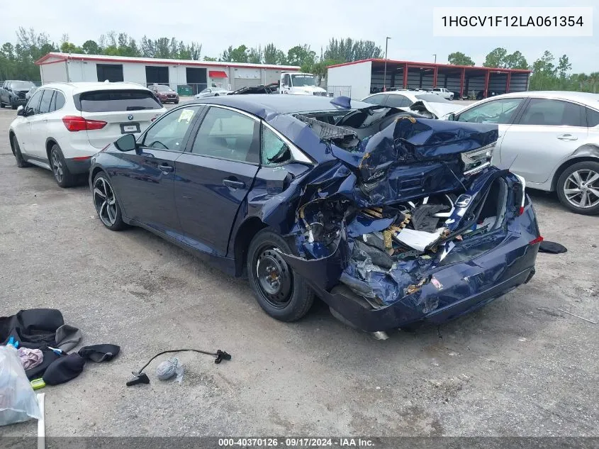 1HGCV1F12LA061354 2020 Honda Accord Lx