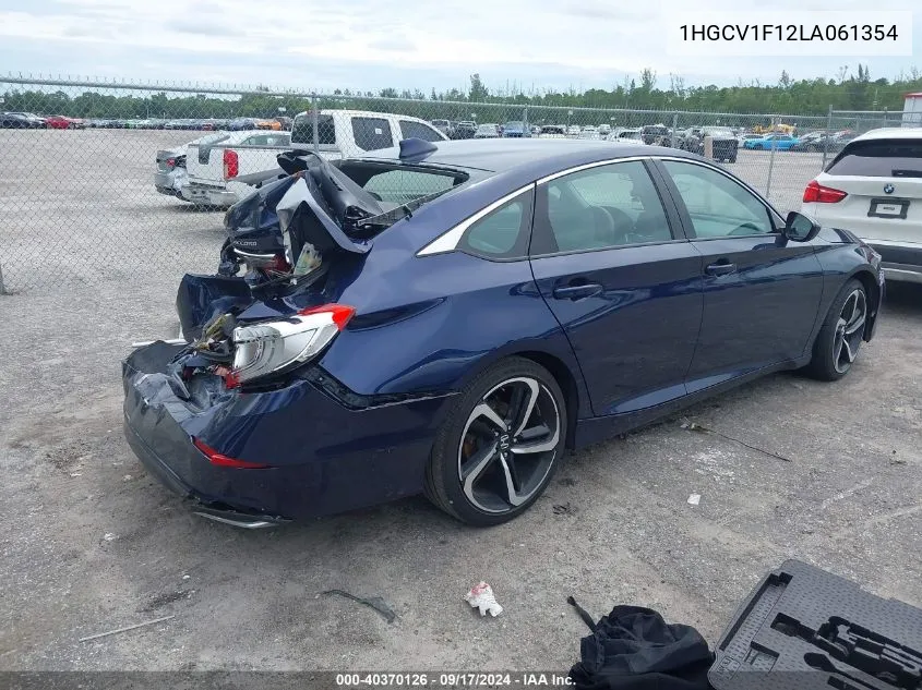 1HGCV1F12LA061354 2020 Honda Accord Lx