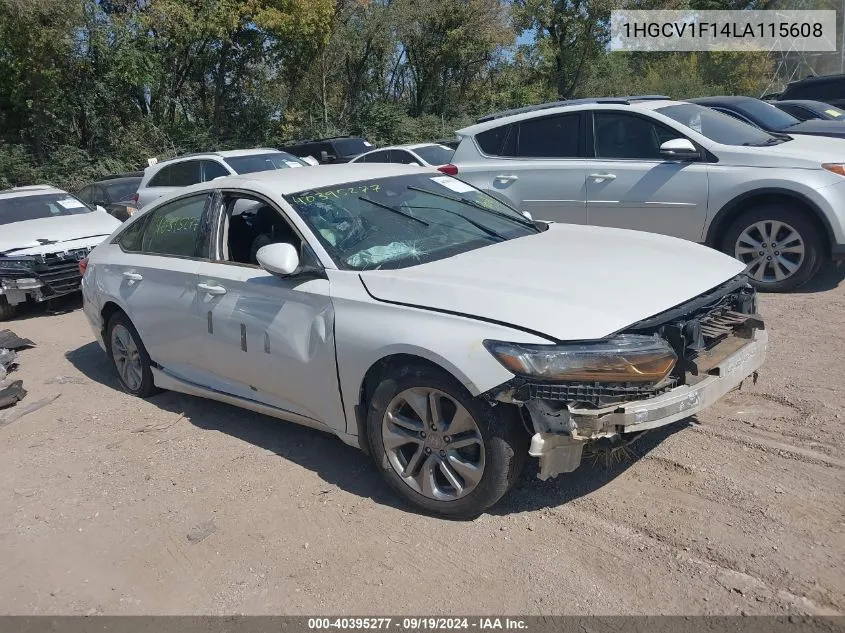 1HGCV1F14LA115608 2020 Honda Accord Lx