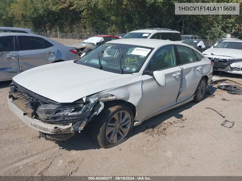 1HGCV1F14LA115608 2020 Honda Accord Lx