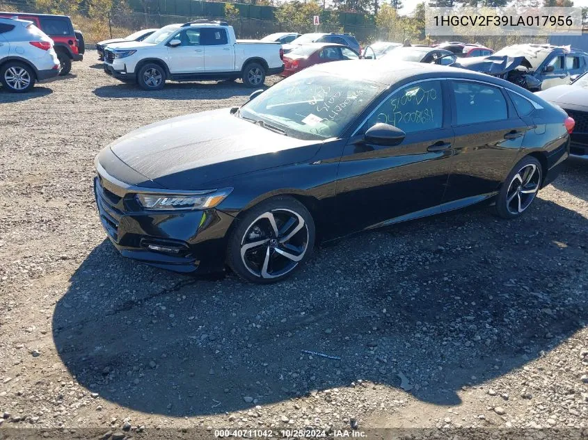 2020 Honda Accord Sport 2.0T VIN: 1HGCV2F39LA017956 Lot: 40711042