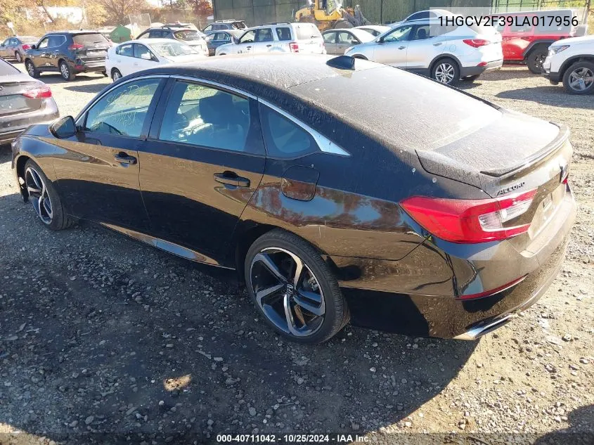 2020 Honda Accord Sport 2.0T VIN: 1HGCV2F39LA017956 Lot: 40711042