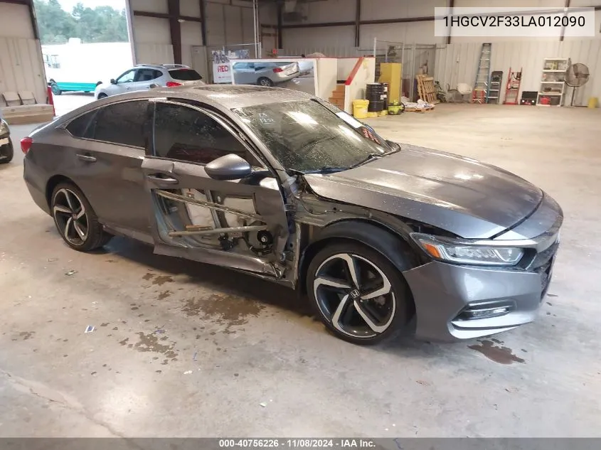 1HGCV2F33LA012090 2020 Honda Accord Sport 2.0T