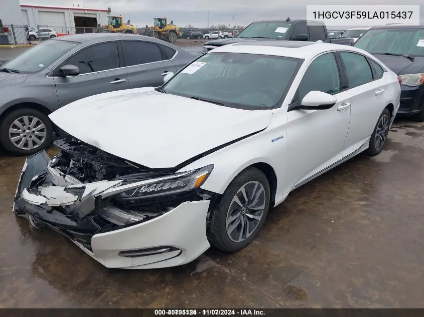 2020 Honda Accord Hybrid Ex-L VIN: 1HGCV3F59LA015437 Lot: 40795124