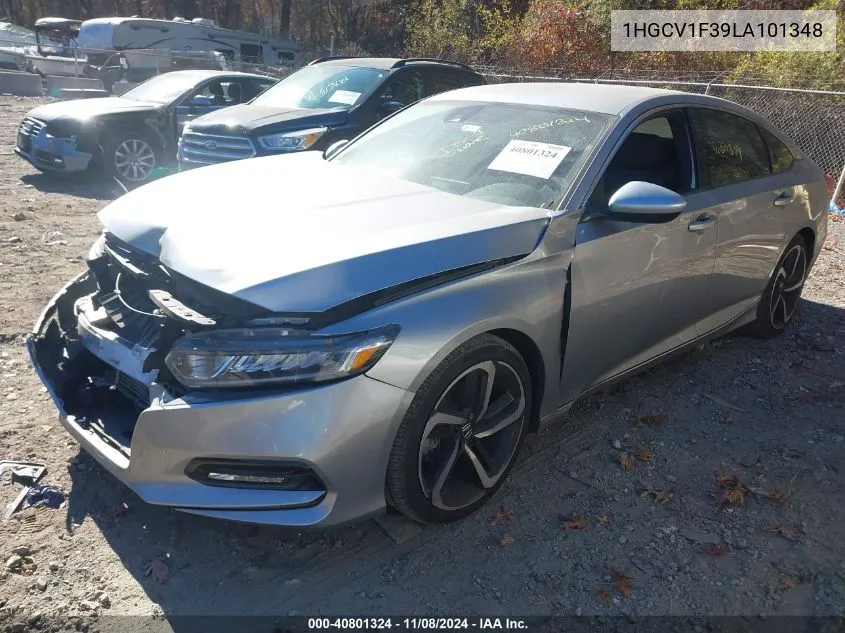 1HGCV1F39LA101348 2020 Honda Accord Sport