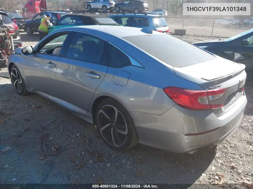 1HGCV1F39LA101348 2020 Honda Accord Sport